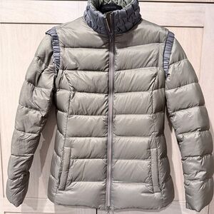 Aquarama Silver Puffer Jacket